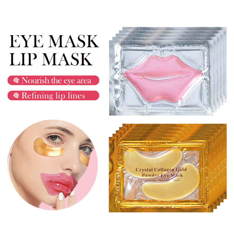 10/20pcs Golden Crystal Collag - Skincare Oil Control 评论和价格