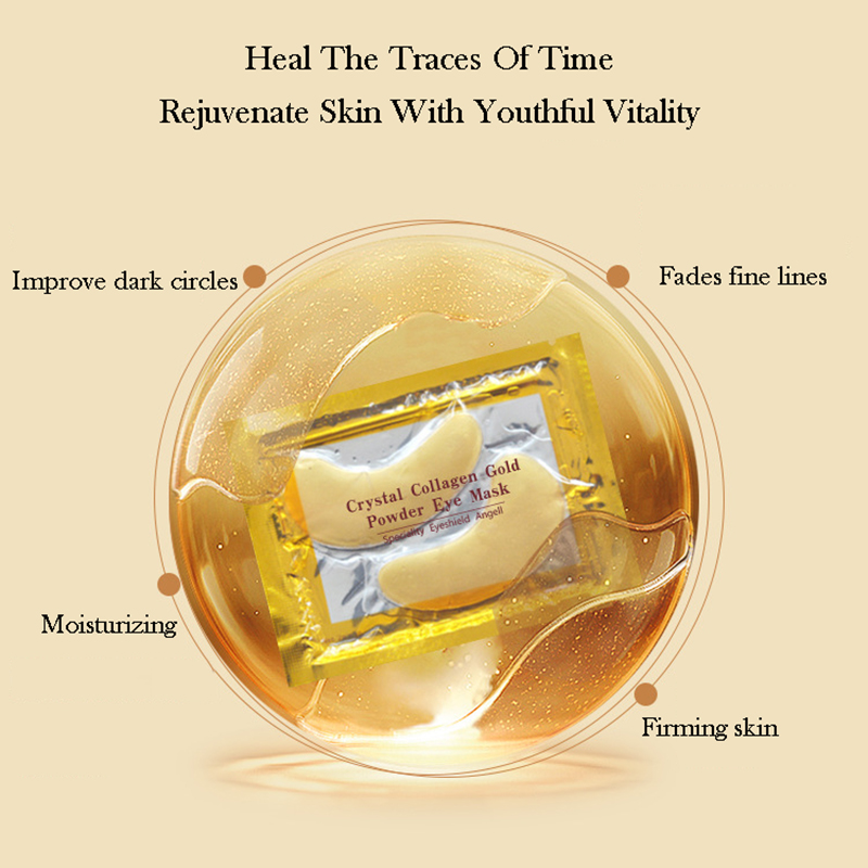 10/20pcs Golden Crystal Collag - Skincare Oil Control 评论和价格