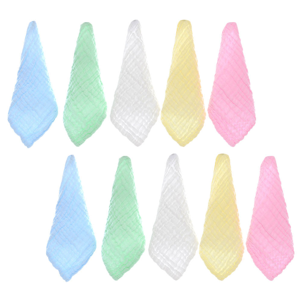 10 Pack Cotton Baby Washcloths - Skincare Newborn 评论和价格