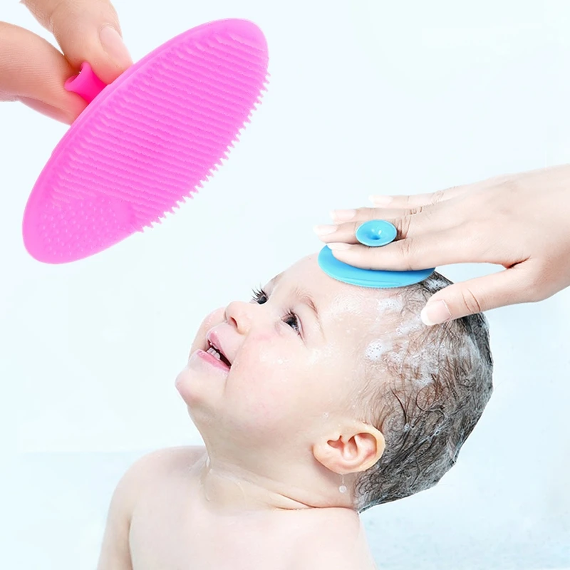1pc Soft Silicone Bath Brush f - Skincare Newborn 评论和价格