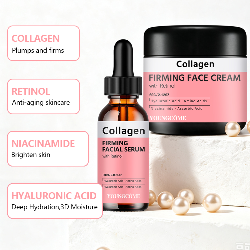Collagen Face Cream Serum Set  - Tranexamic Acid Serum 评论和价格